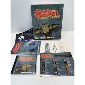 Hammer of the Gods (PC, 1994) Complete CD-ROM Holistic Design Strategy Game DOS